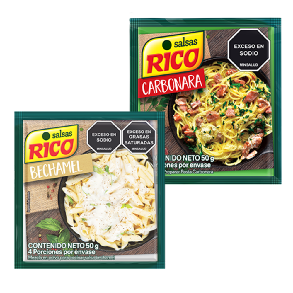 Imagen de BASE SALSA BECHAMEL/CARBONARA RICO 50G