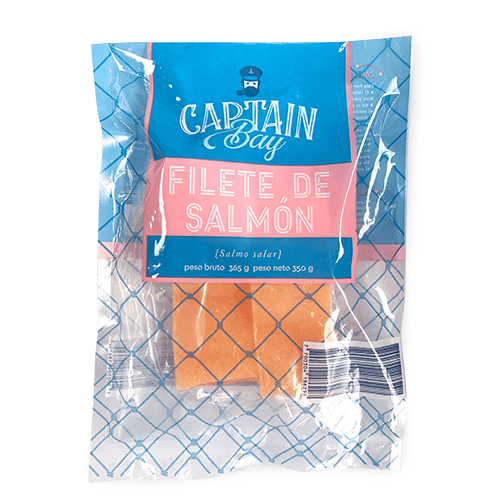Imagen de FILETES DE SALMÓN CAPTAIN BAY 350 G
