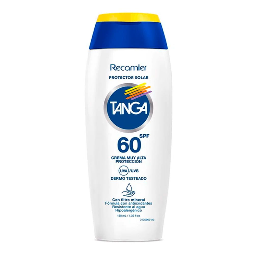 Imagen de Bloqueador TANGA crema SPF60 x130 ml