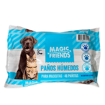 Imagen de TOALLITAS HÚMEDAS MASCOTAS QSH 48 UND