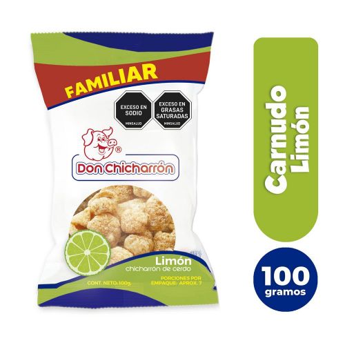 Imagen de Pasabocas DON CHICHARRON carnudo limón (100  gr)
