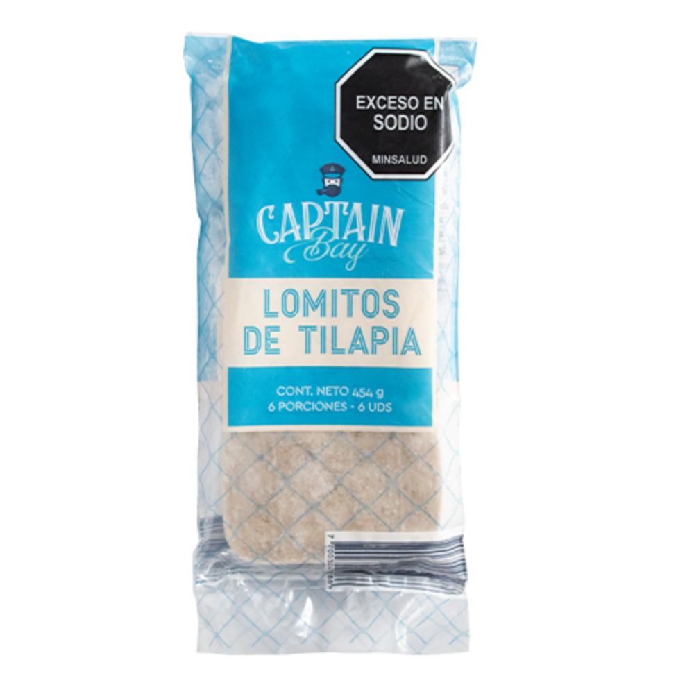 Imagen de LOMITOS DE TILAPIA CAPTAIN BAY 454 G