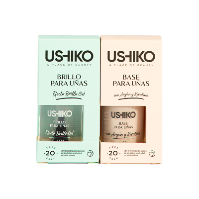 Imagen de BASE PARA UÑAS Y BRILLO USHIKO 11 ML