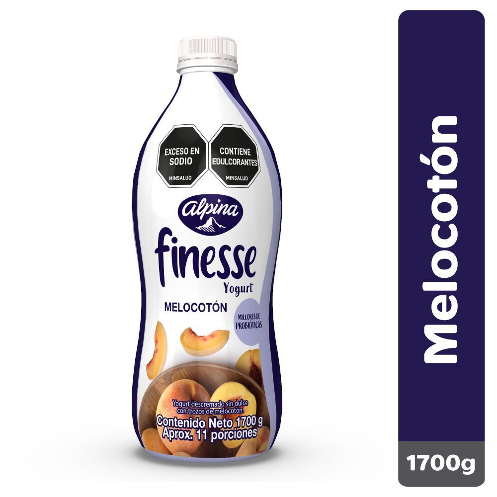 Imagen de Yogurt FINESSE melocotón botella (1700  gr)