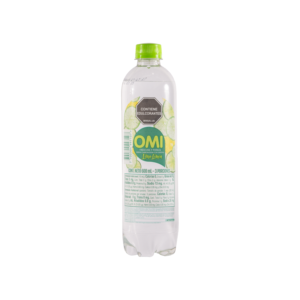 Imagen de AGUA SABORIZADA LIMÓN OMI 600 ML