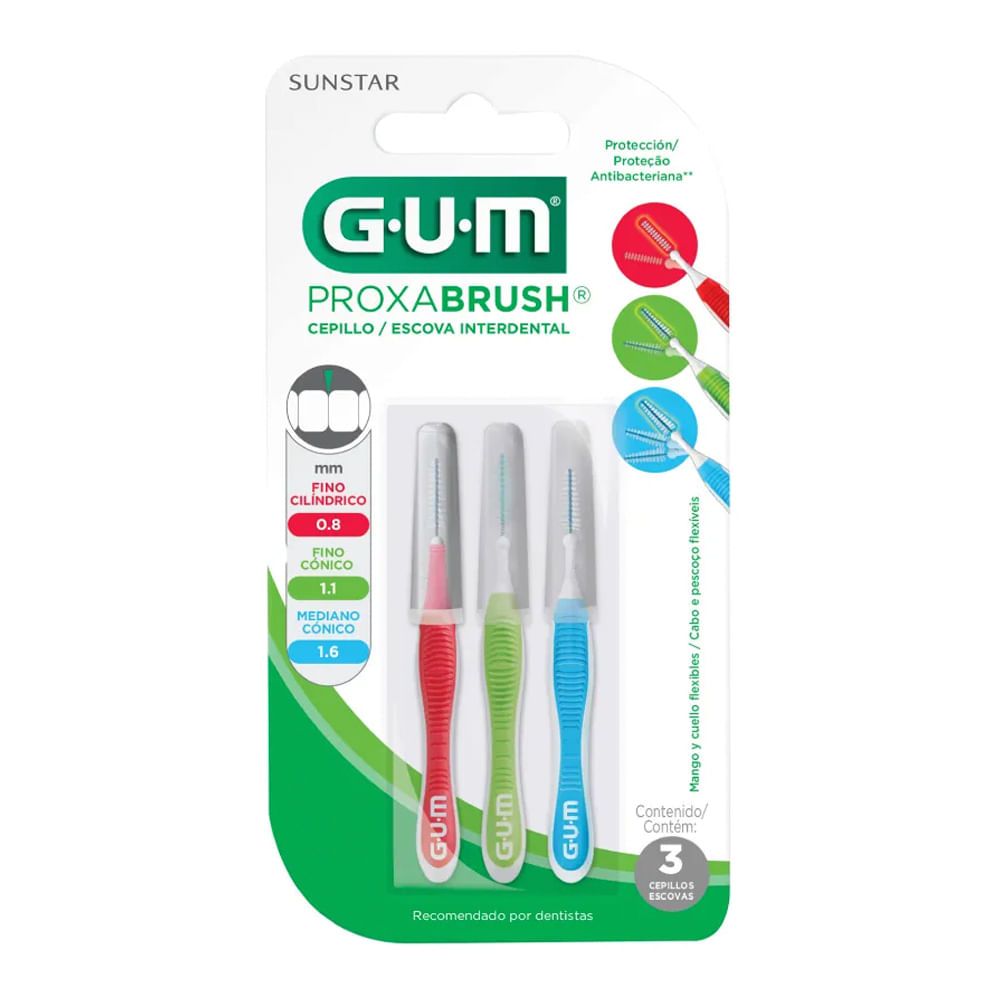 Imagen de Cepillo GUM interdental x3 unds