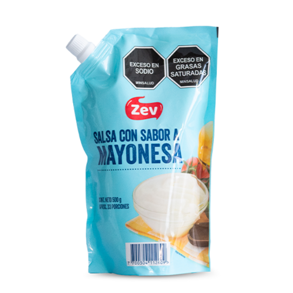 Imagen de SALSA CON SABOR A MAYONESA ZEV 500 GRS