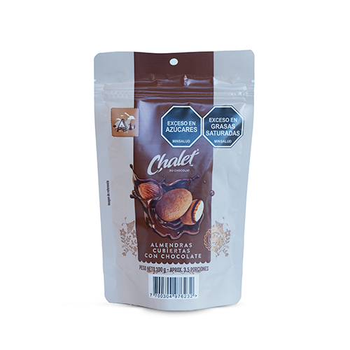 Imagen de ALMENDRAS CON CHOCOLATE CHALET 100G
