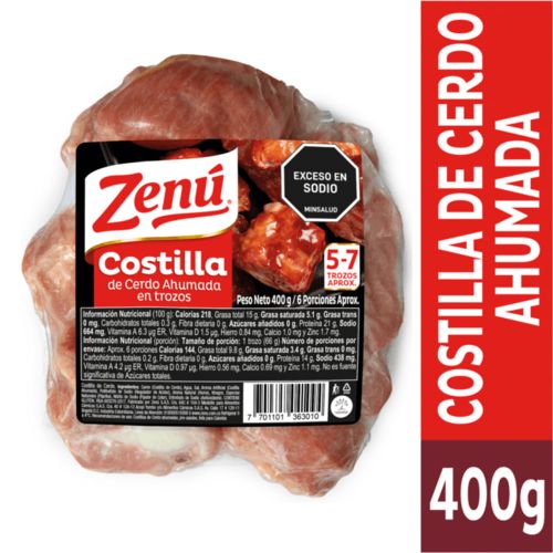 Imagen de Costilla ZENÚ en trozos x400 g