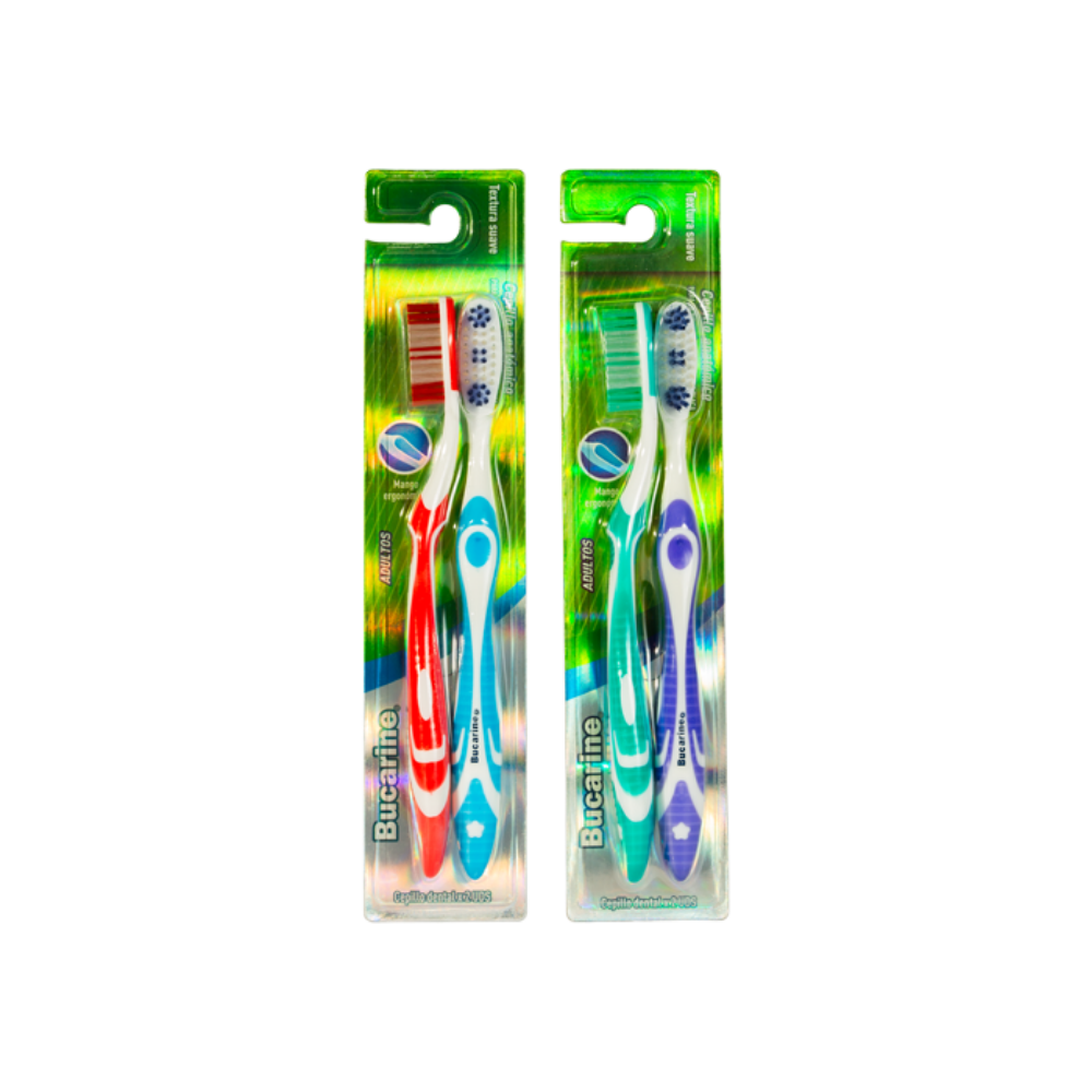 Imagen de CEPILLO DE DIENTES SUAVE BUCARINE 2 UND