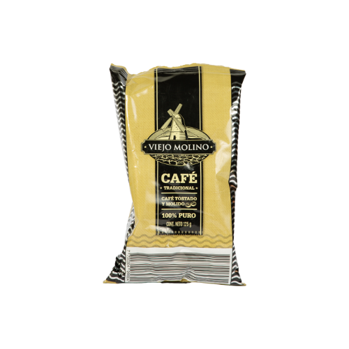 Imagen de CAFÉ TOSTADO Y MOLIDO VIEJO MOLINO 125 G