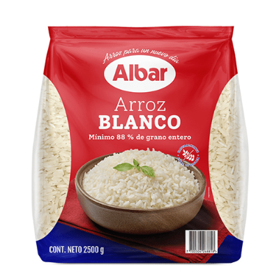 Imagen de ARROZ ESTÁNDAR ALBAR 2500G