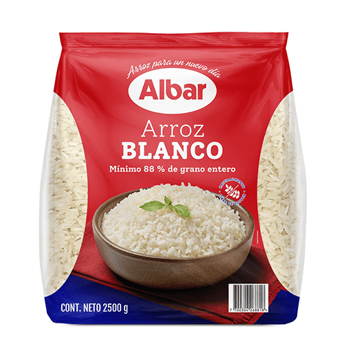 Imagen de ARROZ ESTÁNDAR ALBAR 2500G