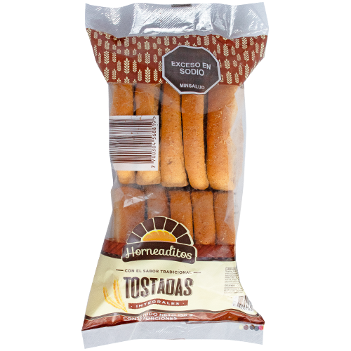 Imagen de TOSTADA INTEGRAL HORNEADITOS 10 UND 150G