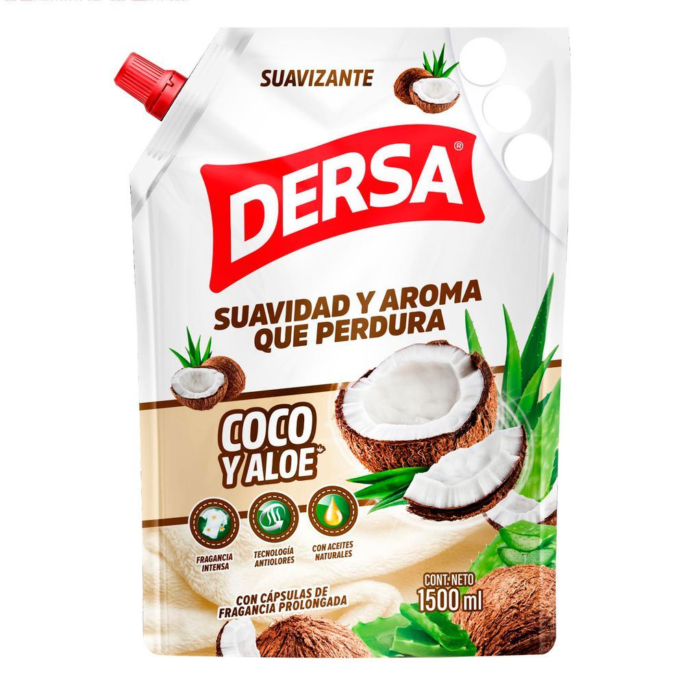 Imagen de Suavizante DERSA coco aloe con cápsulas de fragancia (1500  ml)