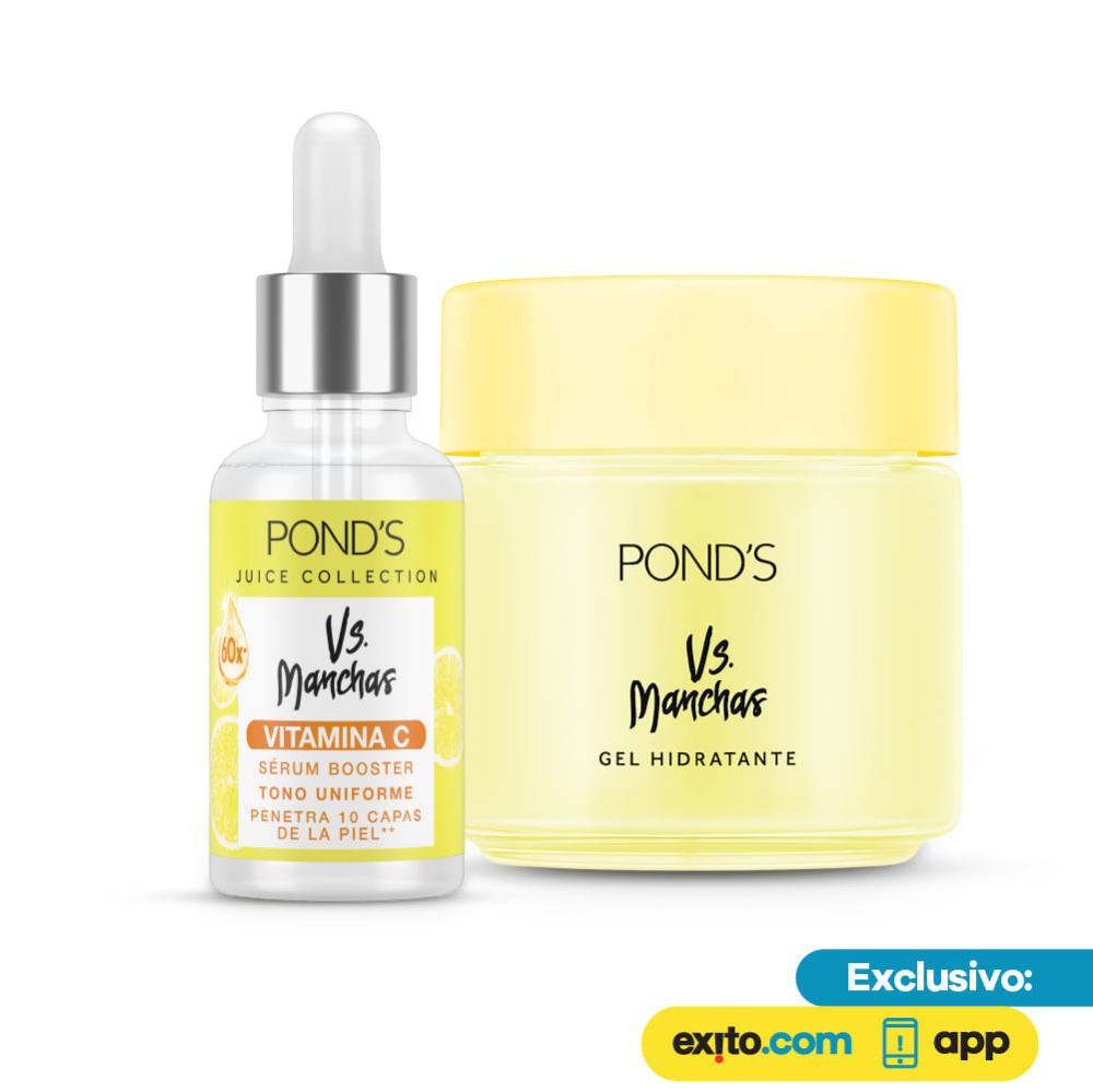 Imagen de Gel Hidratante + Serum Facial Vitamina C Antimanchas PONDS
