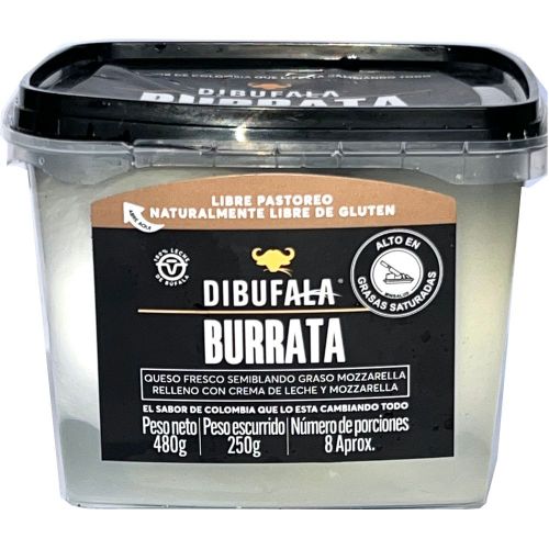 Imagen de Queso DIBUFALA burrata de búfala (250  gr)