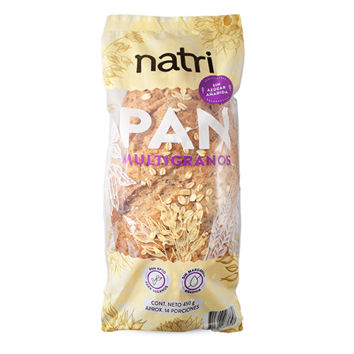 Imagen de PAN MULTIGRANOS NATRI 0 AZUCAR 450 G