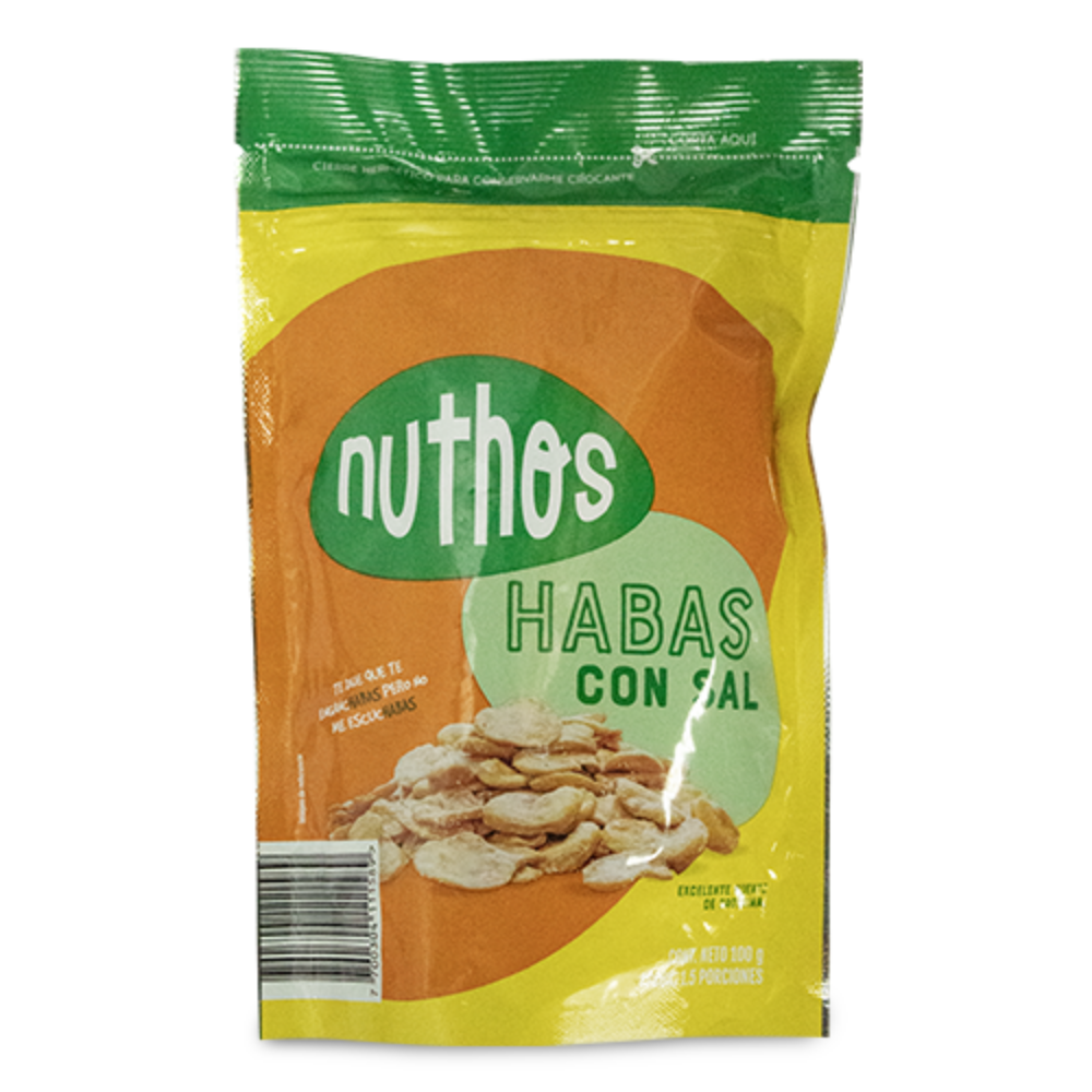 Imagen de HABAS SALADAS NUTHOS 100GR