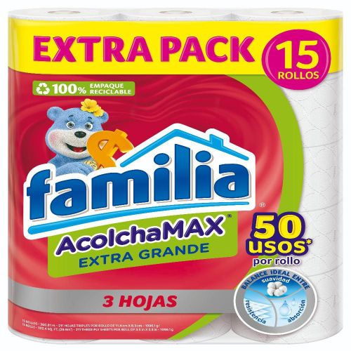 Imagen de Papel Higienico Extra Pack 15 FAMILIA Papel Higiénico  (1  und)