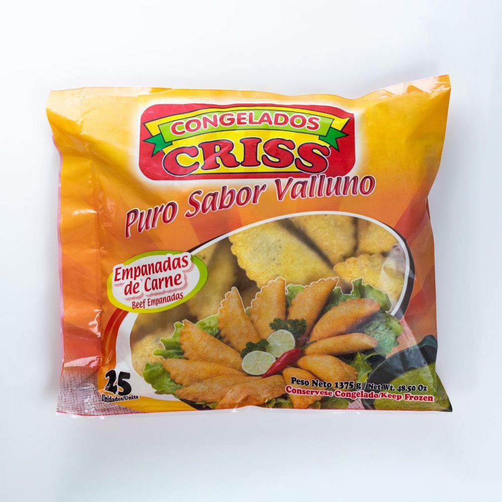 Imagen de Empanada X25Unds Tradicional CONGELADOS CRISS 1375  gr