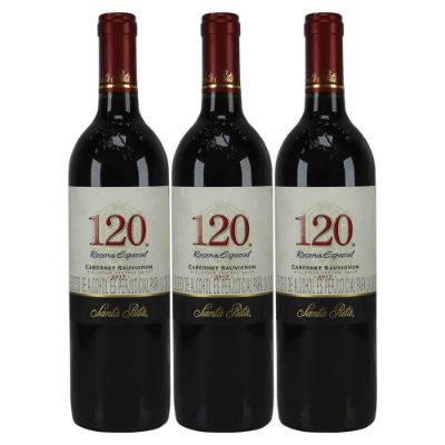 Imagen de Vino SANTA RITA 120 reserva especial cabernet sauvignon x750 ml 2x3
