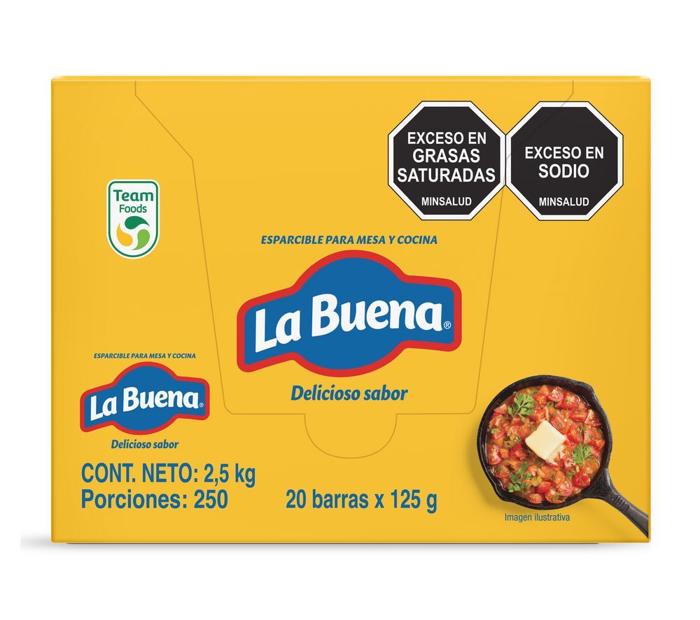 Imagen de Esparcible LA BUENA para mesa y cocina x20 barras (2500  gr)