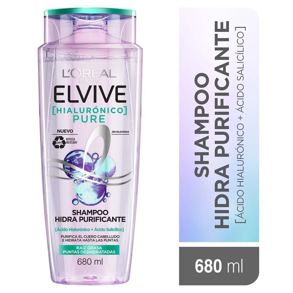 Imagen de Shampoo ELVIVE hidra purificante pure (680  ml)