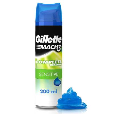 Imagen de Gel de afeitar GILLETTE mach3 sensitive piel sensible (200  ml)