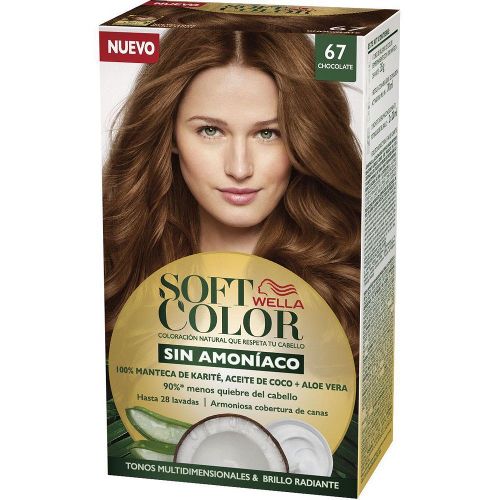 Imagen de Tinte para cabello SOFT COLOR chocolate, sin amoníaco (1  und)