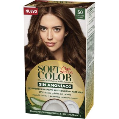 Imagen de Tinte para cabello SOFT COLOR castaño claro, sin amoníaco (1  und)