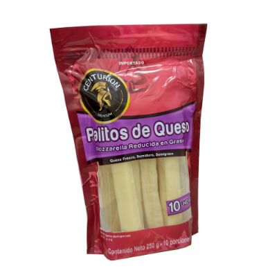 Imagen de Queso mozzarella CENTURION palitos x10und (250  gr)
