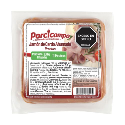 Imagen de Jamón PORCICAMPO x230 g