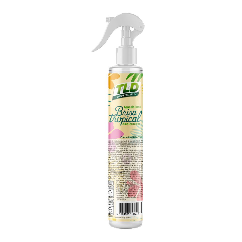 Imagen de Ambientador T/L/D TODOS LOS DIAS agua de linos brisa tropical (150  ml)