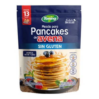 Imagen de Mezcla de avena TONING pancake sin gluten x500 g