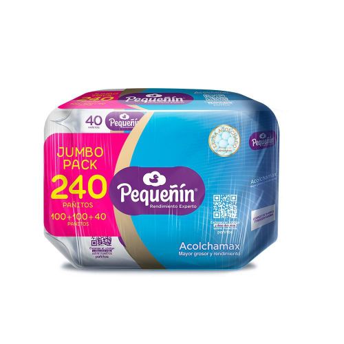 Imagen de Pañitos húmedos PEQUENIN acolchamax jumbo pack (240  und)