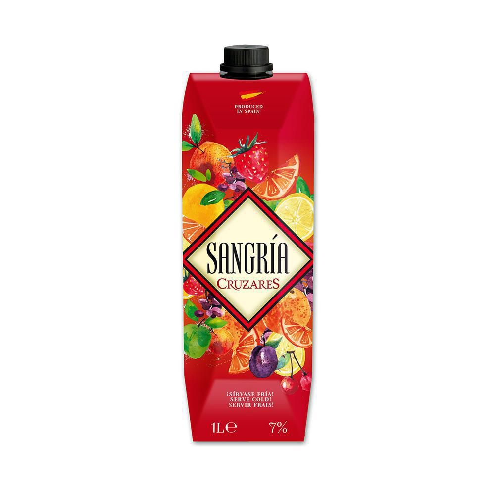 Imagen de Sangría CRUZARES MARCA EXCLUSIVA sabor afrutado (1000  ml)