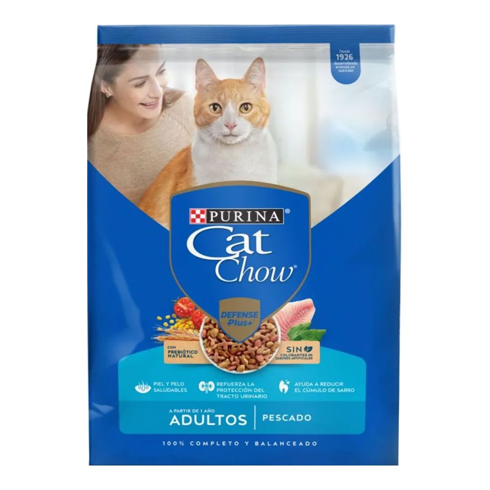 Imagen de Alimento para gato CAT CHOW adultos sabor a pescado x500 g
