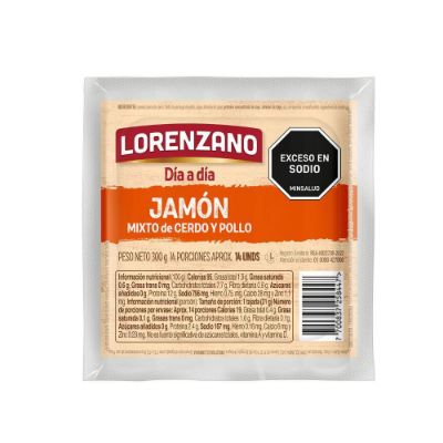 Imagen de Jamón  LORENZANO mixto día a día (300  gr)