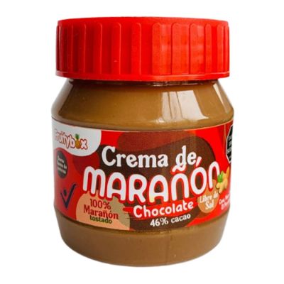 Imagen de Crema de marañón FRUITYBIOX chocolate 46% x250 g