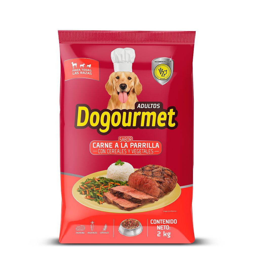 Imagen de Carne Parrilla Mascotas DOGOURMET 2000  gr