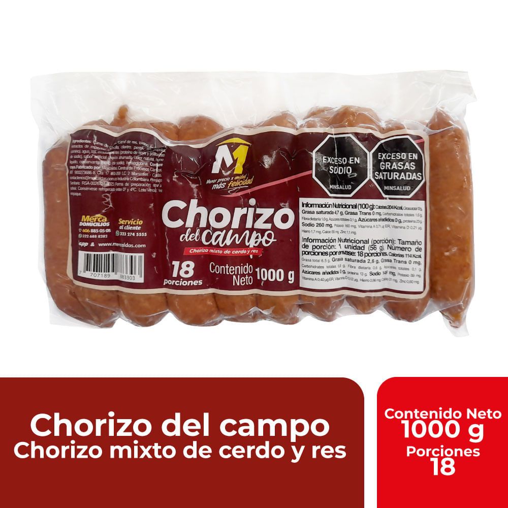 Imagen de Chorizo del campo M x1000 g